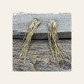 Western Gold Bar and Fringe Dangle Fashion Earrings