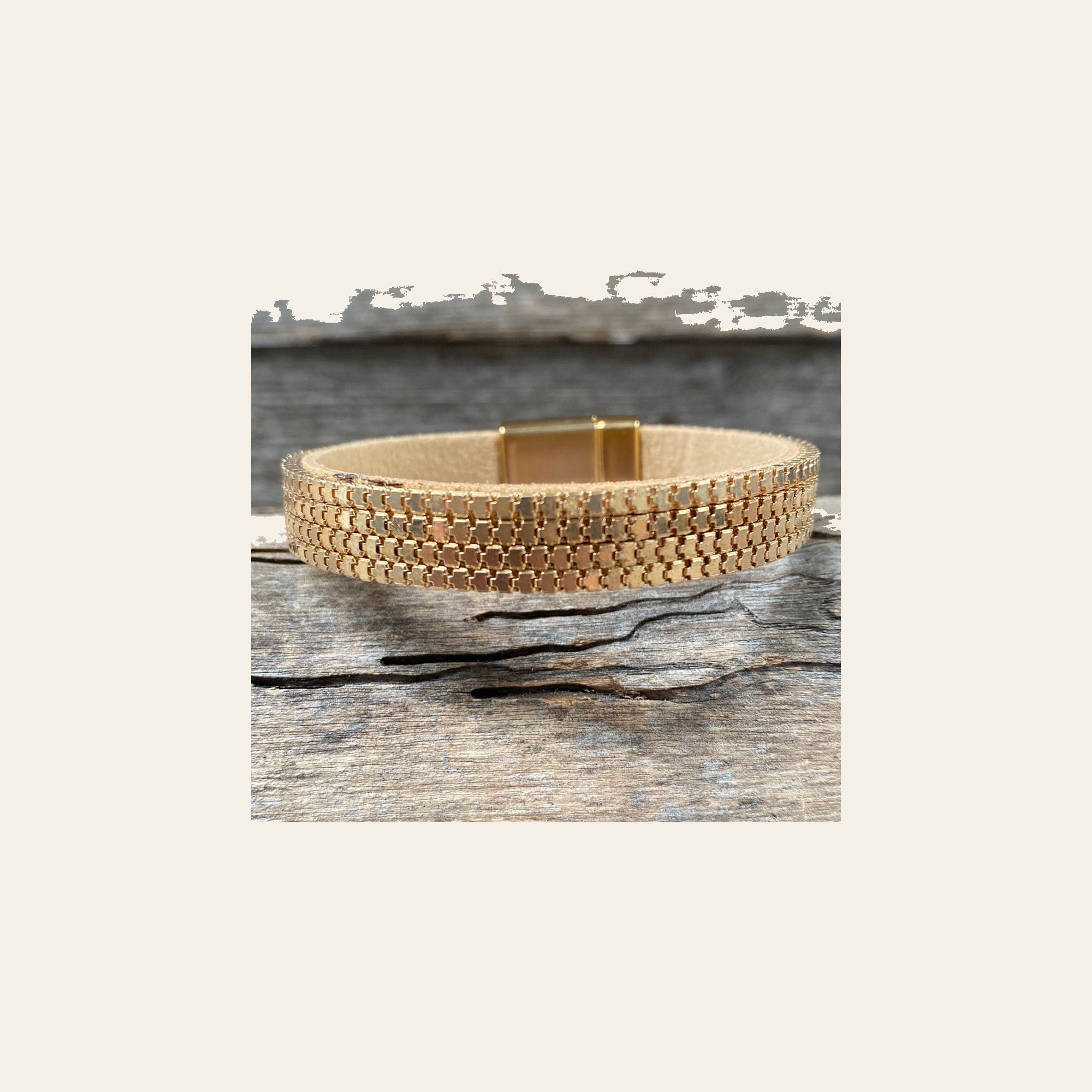 Gold Link Chain Fashion Bracelet XI118