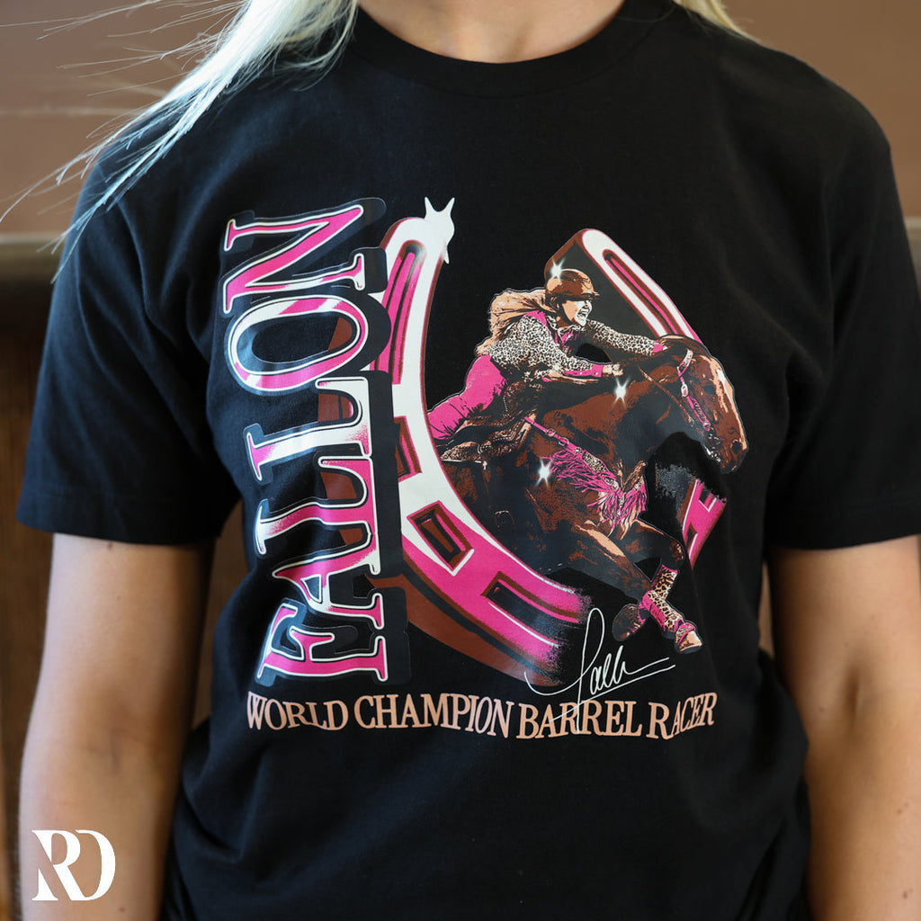 Fallon Black Graphic | Tee — view 2