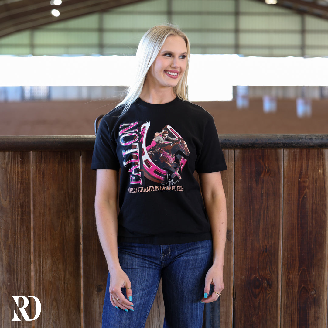 Fallon Black Graphic | Tee