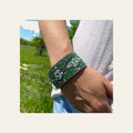 Green Bead and Stone Fashion Bracelet XI110