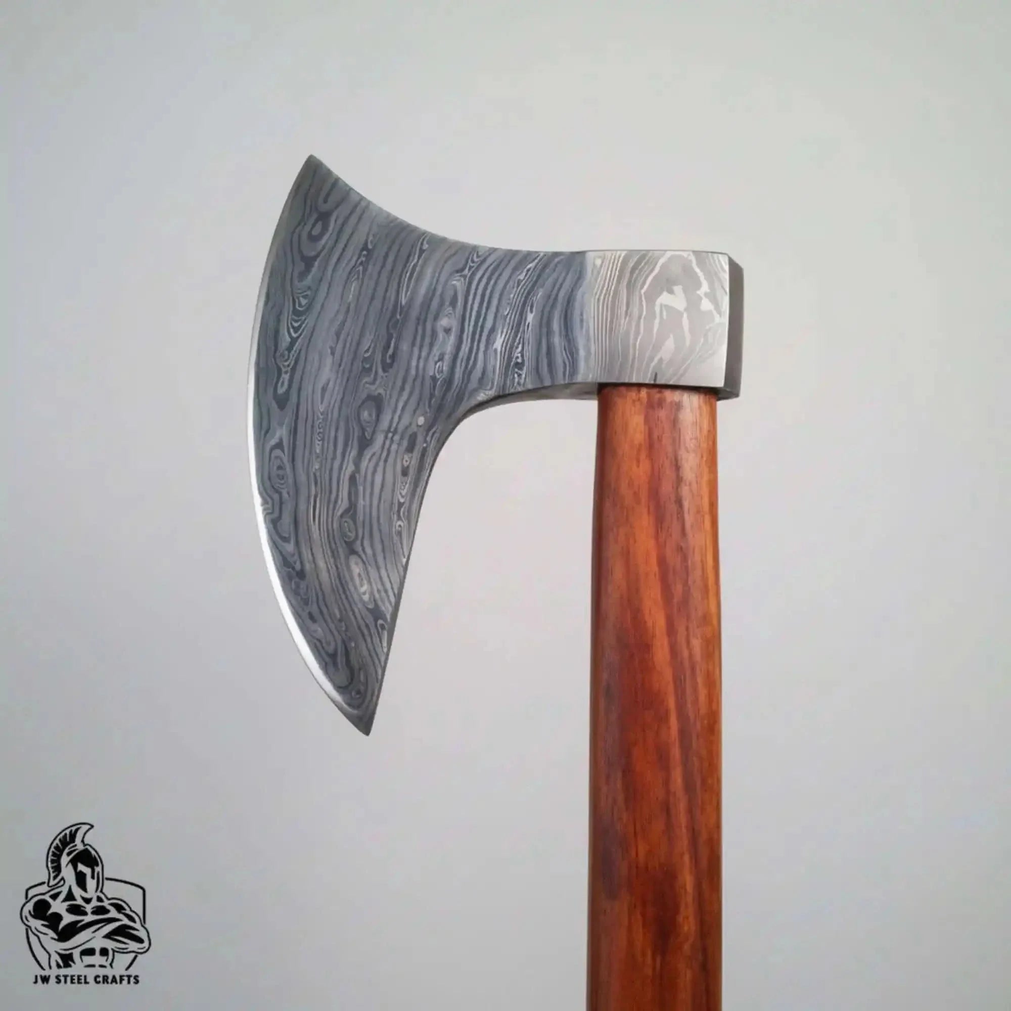 Hook Claw Damascus Axe with Rosewood Handle for Wood Processing