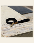Halter Ego® Milan Dog Leash on a warm cream background