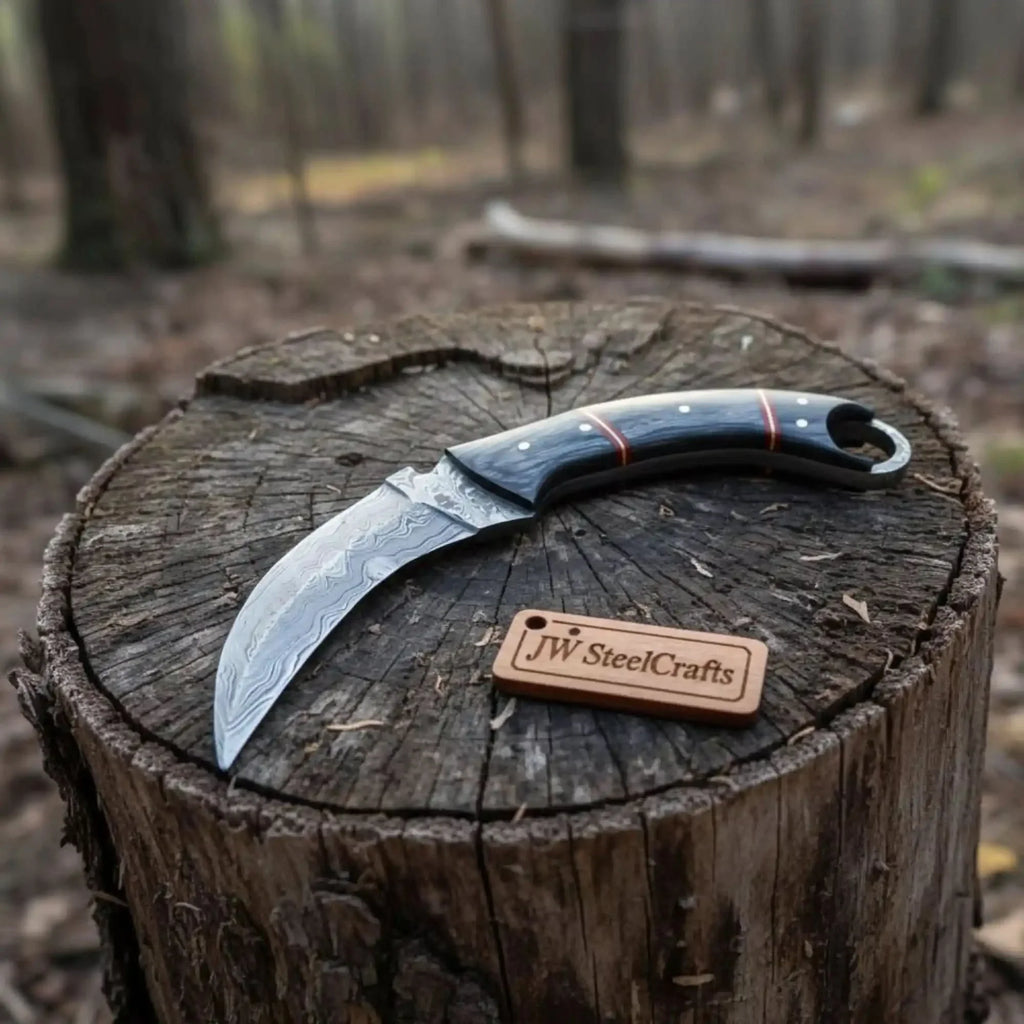 Hand Forged Karambit Knife By JW Steel Crafts