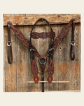 Hand Painted Two Tone Tack Sets on a warm cream background