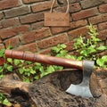 Traditional Bearded Camp Hatchet with Forge Finished Head