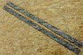 Handmade Damascus Steel 27 Inches Forged Billets Pair - Fire Storm Pattern /Raw Materials for Knife Making DK-0169