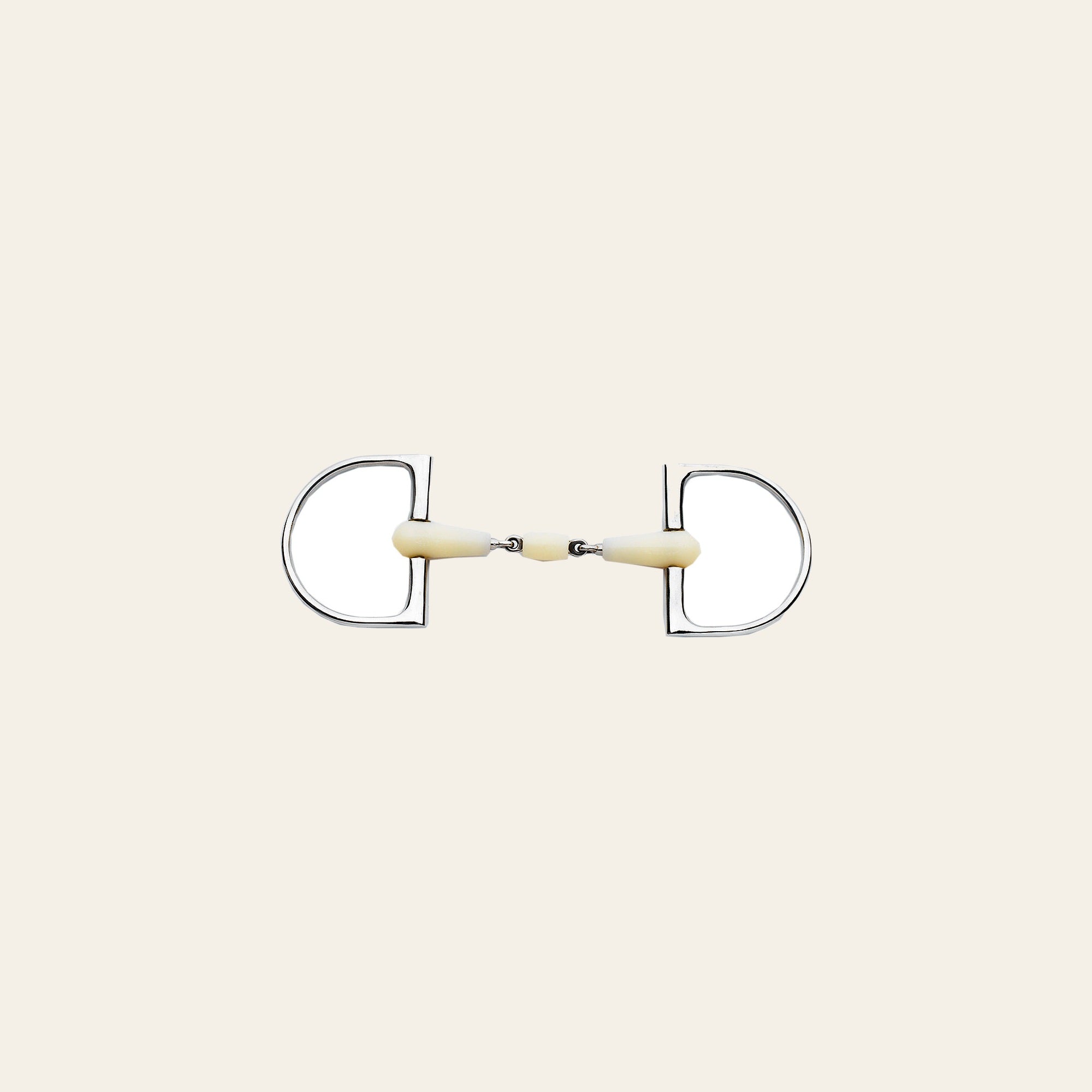 Happy Mouth Double Jointed Pro King Dee Stainless Steel Horse Bit