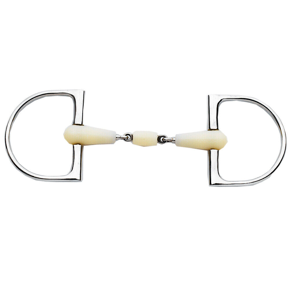 Happy Mouth Double Jointed Pro King Dee Stainless Steel Horse Bit