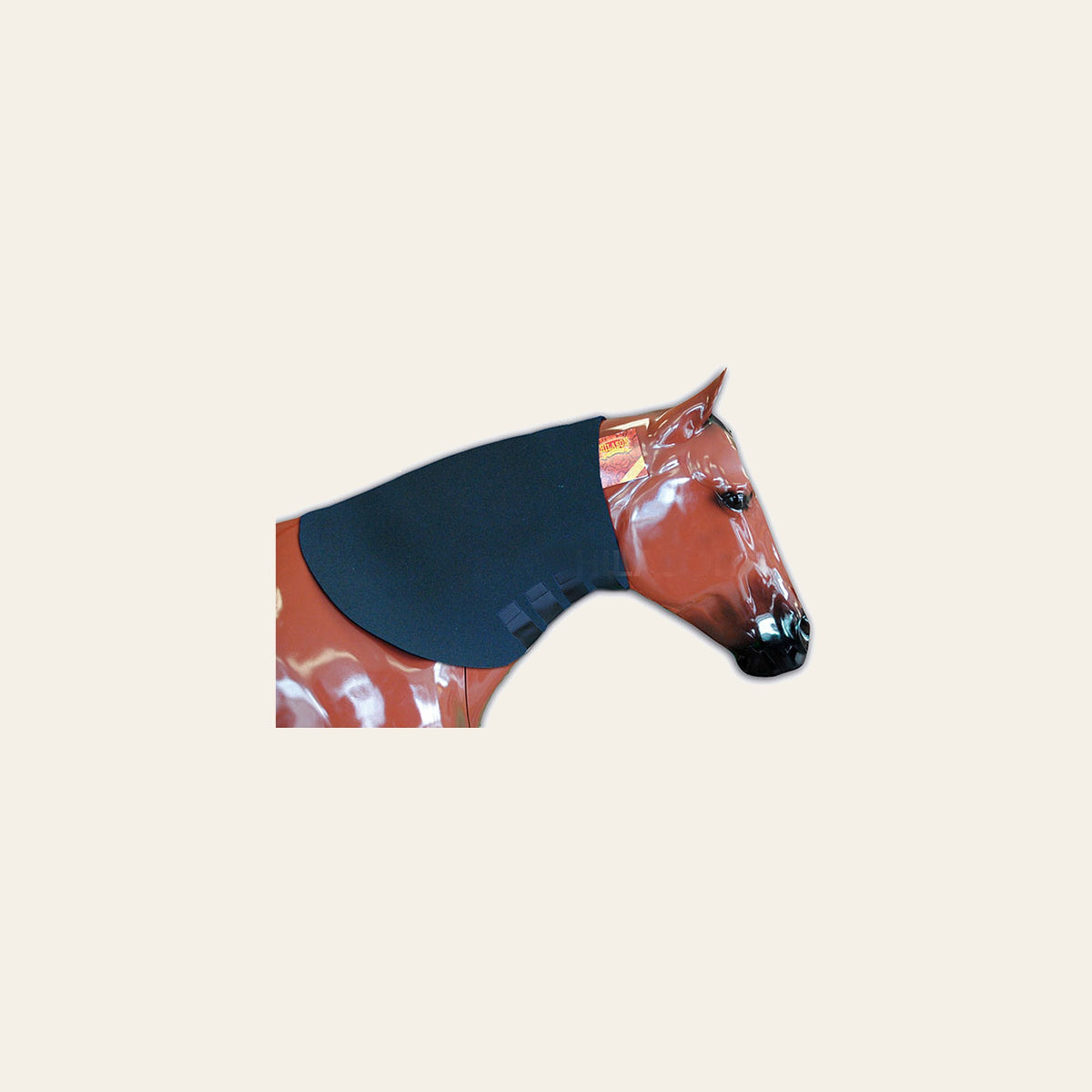 Heavy Duty Horse Neoprene Neck Sweat Wrap Grooming Tack Black Hilason