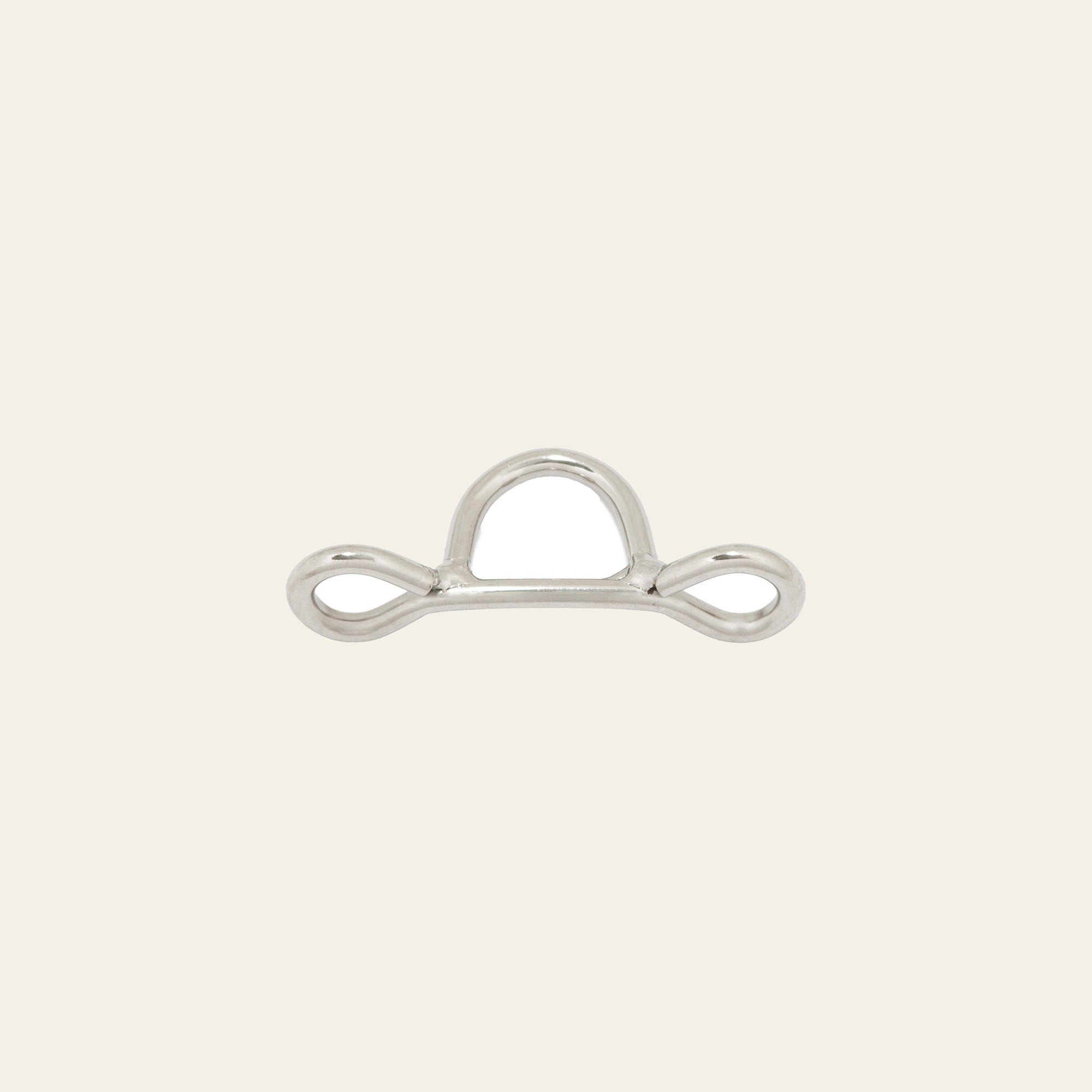 HILASON 1" Tie Down 5mm Stainless Steel Nickel Plated Horse Barn Supplies
