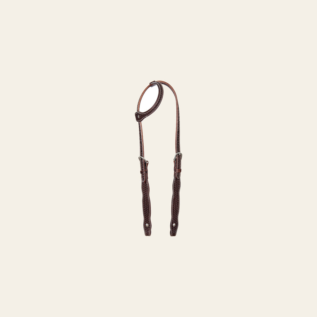 HILASON American Leather Horse One Ear Headstall Working Tack Tan | for Horses Western Headstalls