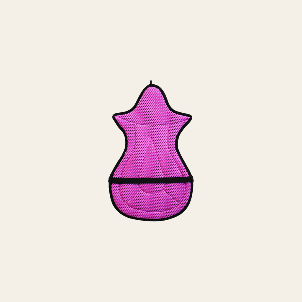 Hilason Anti Slip Cushion Grip Saddle Seat Cover With Raspberry