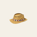 HILASON Beaded American Style Western Cowgirl Handmade Hatband Tan