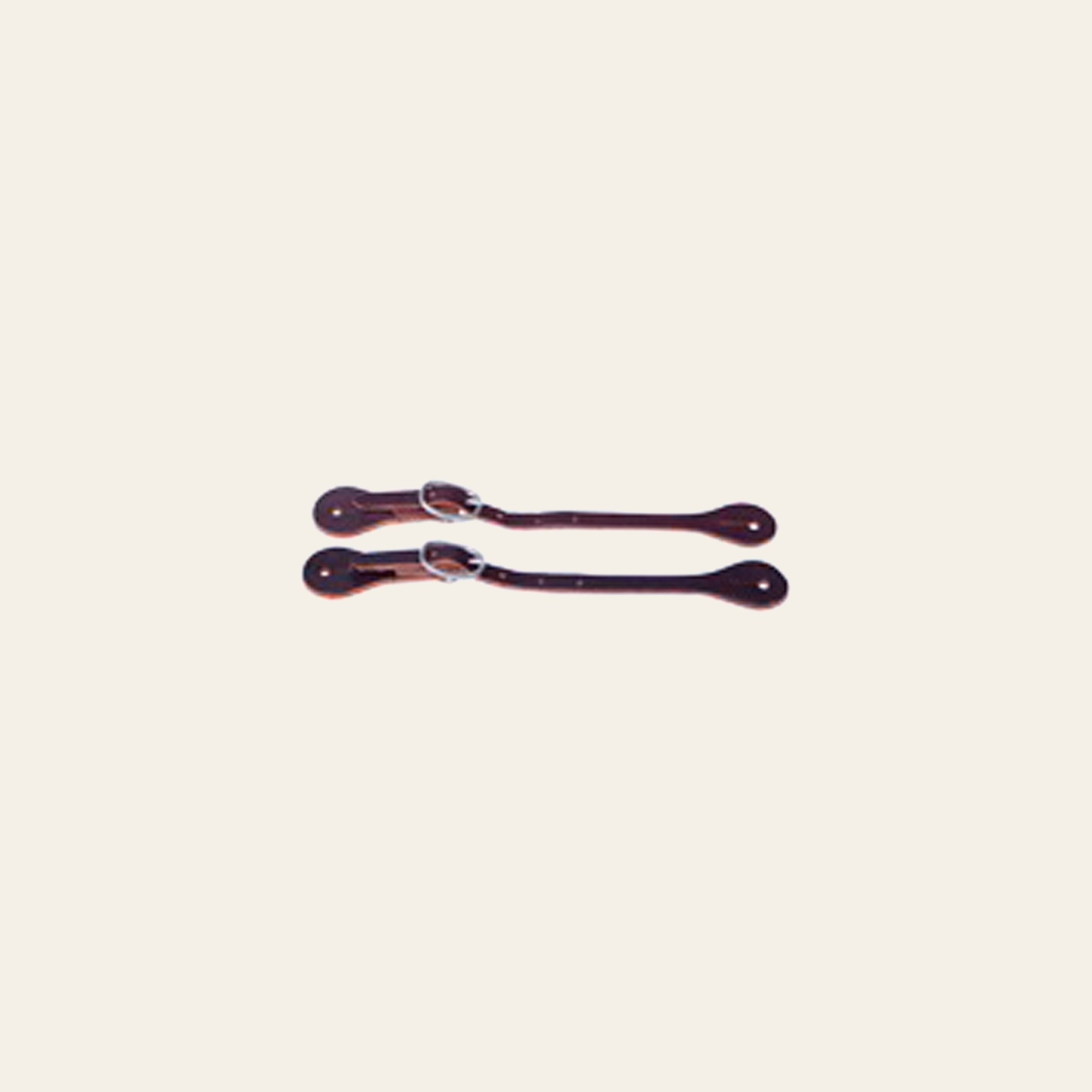 Hilason Burgundy Latigo Leather Kid Spur Straps Western Tack