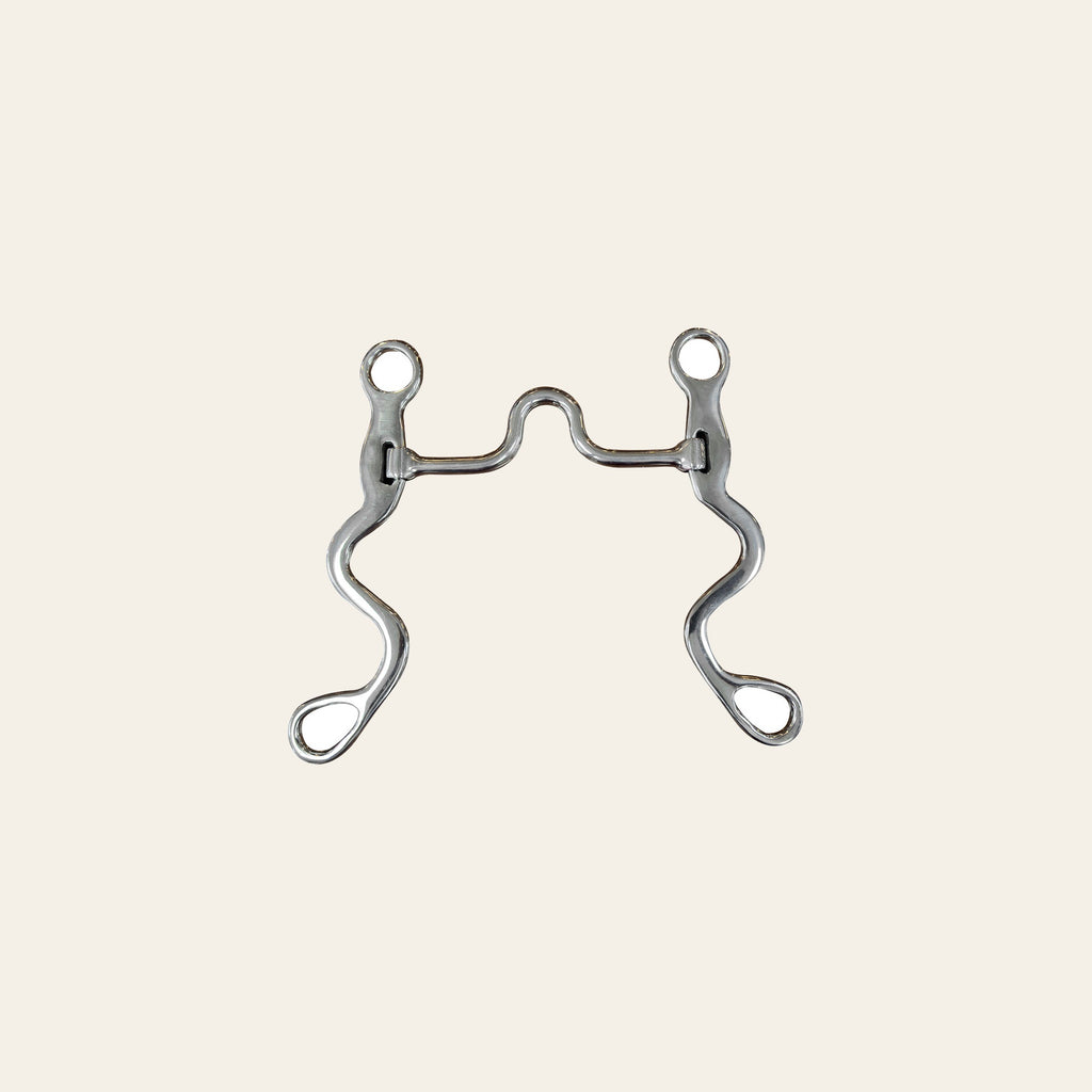 BAR H EQUINE Cavalry Shank Ported Bit with Stainless Steel | Horse Bits Western Walking Training Equine for horses