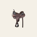 HILASON Flex Tree Western Horse Trail PleasureIn American Leather Saddle Brown | for Horses