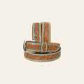 HILASON Western Genuine Leather Belt for Men Women Cowboy Cowgirl Handmade Unisex Full Grain Heavy Duty Floral Tooled