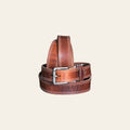 Hilason Heavy Duty Made In Usa Gun Holster Leather Work Belt Brown