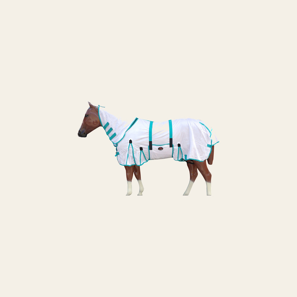 HILASON Horse Fly Sheet - Summer Spring UV Protection Mesh Bug Mosquito FlySheet for Horses | Fly-Sheet