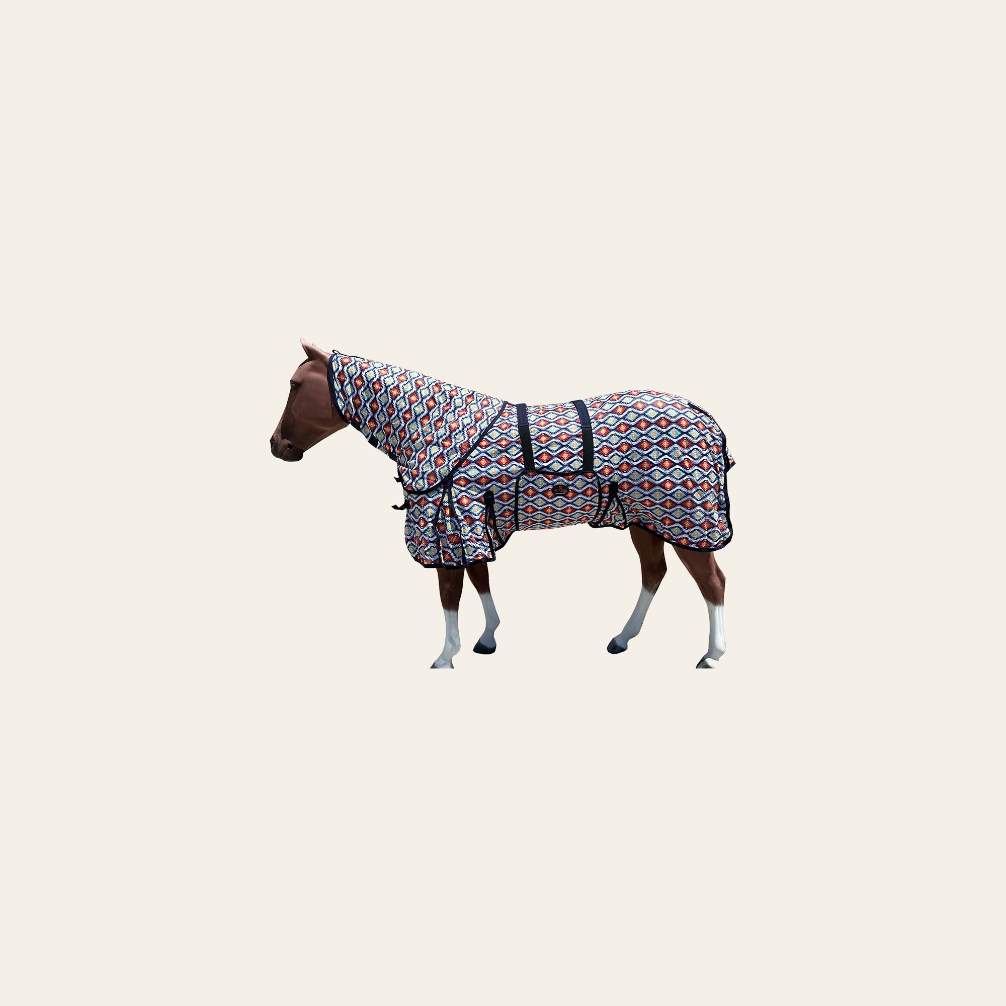 HILASON Horse Fly Sheet UV Protect Breathable Mesh Bug Mosquito Spring | Summer Horse Rug | Fly Rug