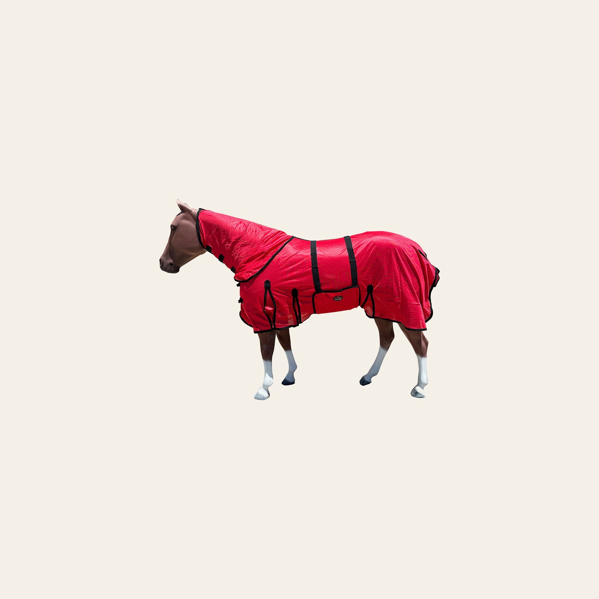 HILASON Horse Fly Sheet UV Protect Breathable Mesh Bug Mosquito Spring | Summer Horse Rug | Fly Rug