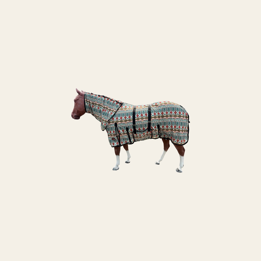 HILASON Horse Fly Sheet UV Protect Breathable Mesh Bug Mosquito Spring | Summer Horse Rug | Fly Rug