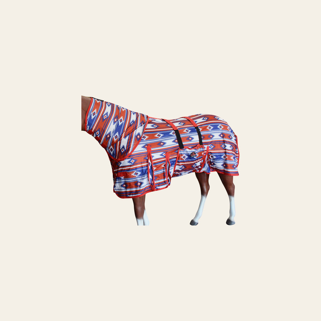 HILASON Horse Fly Sheet UV Protect Breathable Mesh Bug Mosquito Spring | Summer Horse Rug | Fly Rug