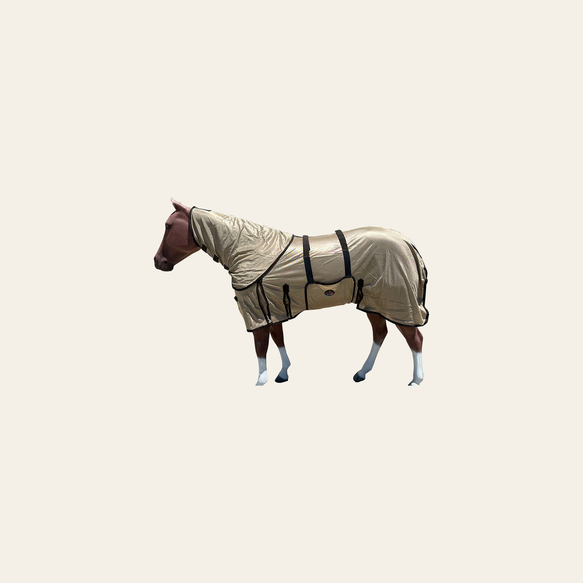 HILASON Horse Fly Sheet UV Protect Breathable Mesh Bug Mosquito Spring | Summer Horse Rug | Fly Rug
