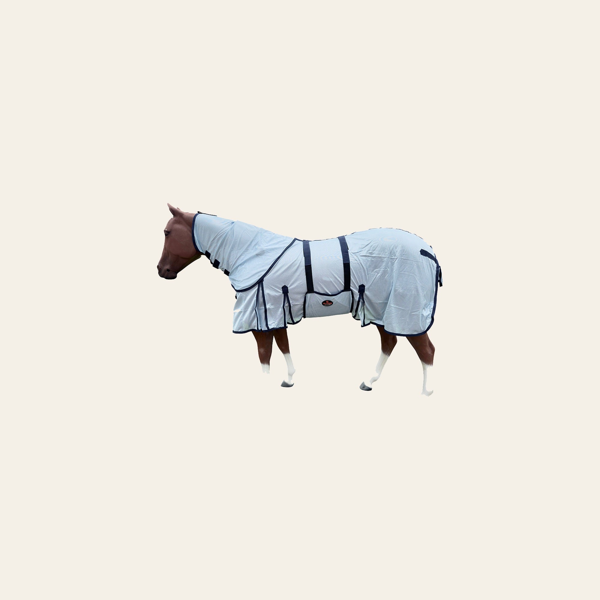 HILASON Horse Fly Sheet UV Protect Breathable Mesh Bug Mosquito Spring | Summer Horse Rug | Fly Rug