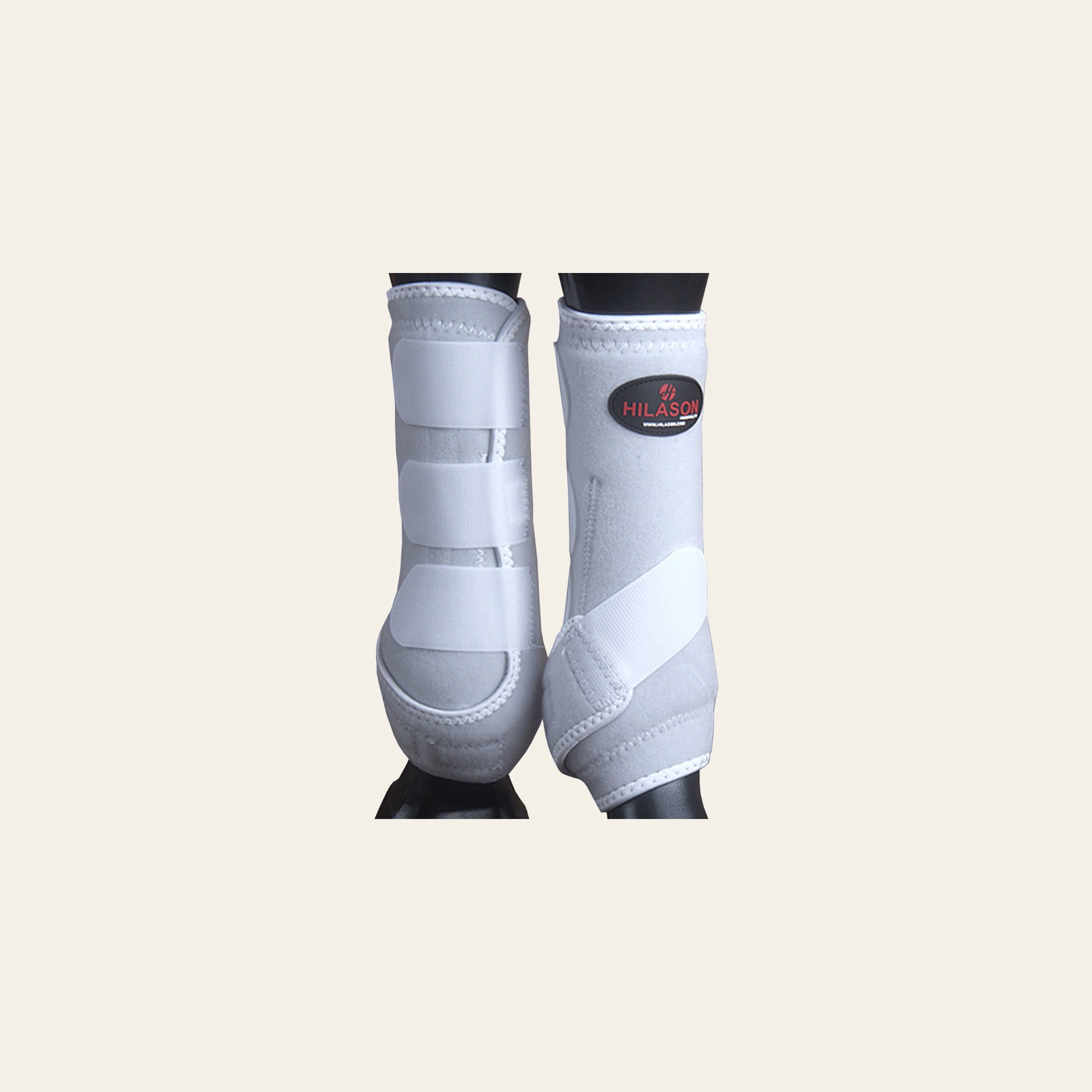 White X Large HILASON Horse Medicine Sports Boots Front Leg