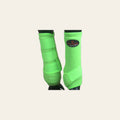 Lime Green Large HILASON Horse Medicine Sports Boots Rear Hind Leg