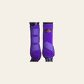 Purple Large HILASON Horse Medicine Sports Boots Rear Hind Leg