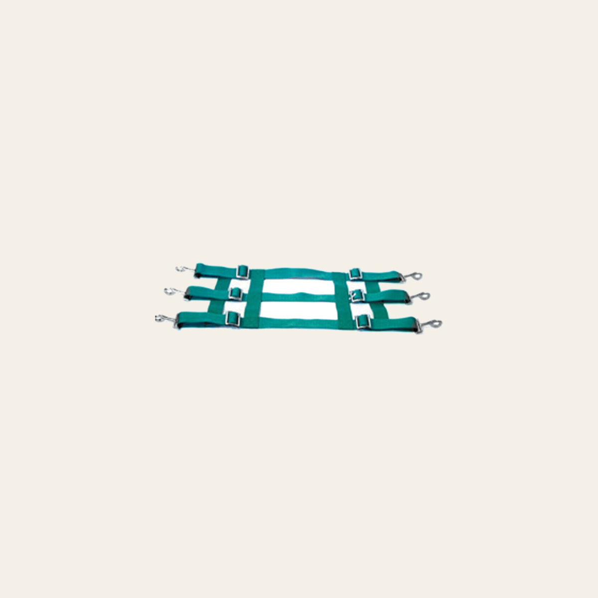 Hilason Horse Stall Guard Adjustable Straps Hardware Included Green