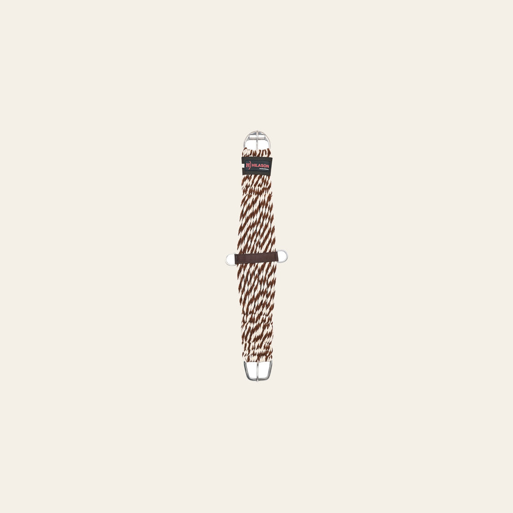 HILASON Horse Western 27 Strand Double Weave Two-Tone Roper Cinch Girth | Strap