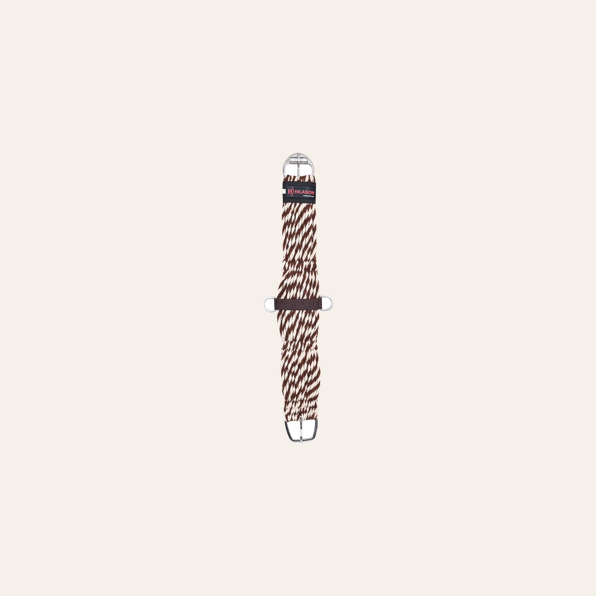 HILASON Horse Girth Western Wool 27 Strand Breathable Saddle Cinch Stainless Steel | Strap for Horses Back