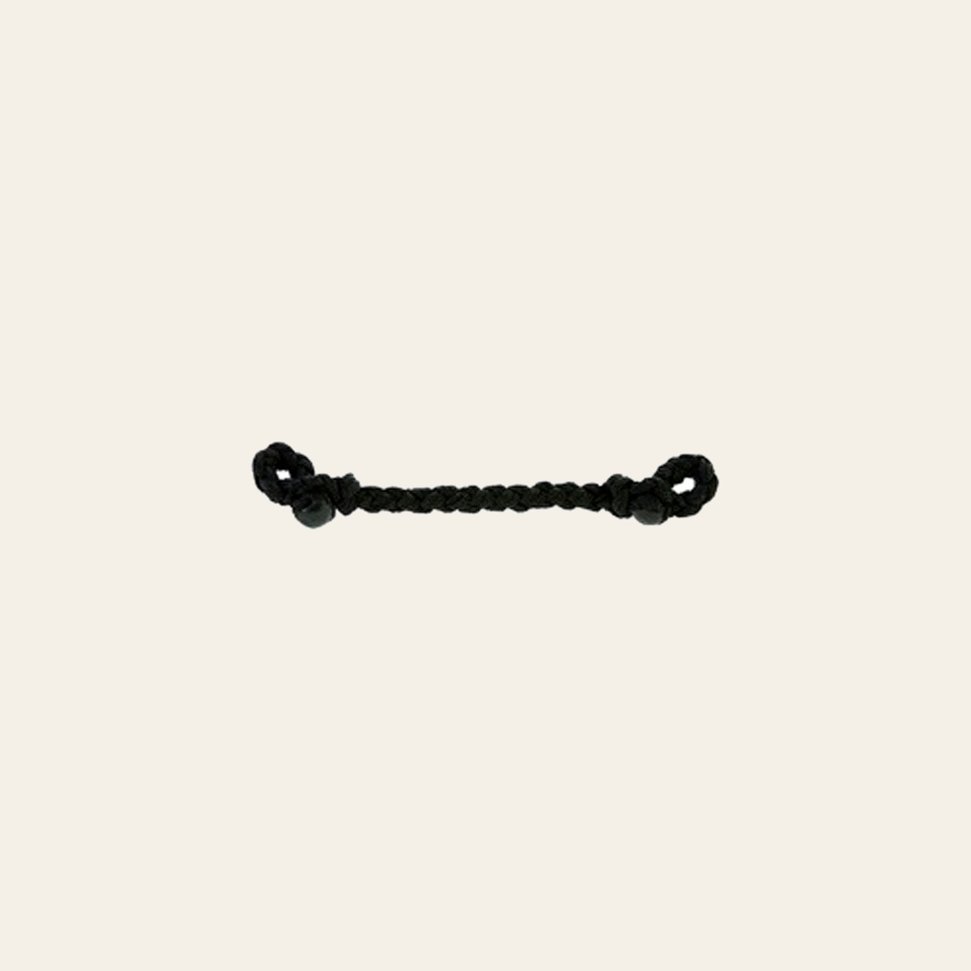 Hilason Slobber Bar Curb Strap Nylon Braid Western Tack Black