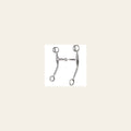 5" Hilason Stainless Steel Horse Bit Melbourne Iron Trainning Snaffle Mouth