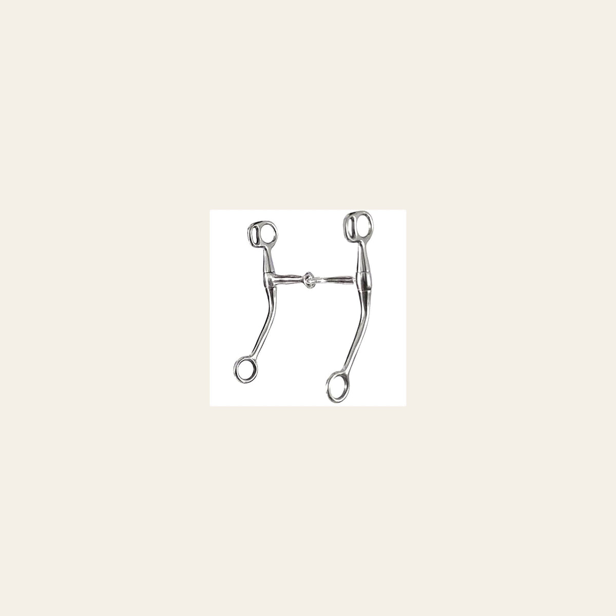 5" Hilason Stainless Steel Horse Bit Melbourne Iron Trainning Snaffle Mouth