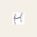 5-1/8 In Hilason Stainless Steel Sliding Horse Gag Bit Small Chain Mouth