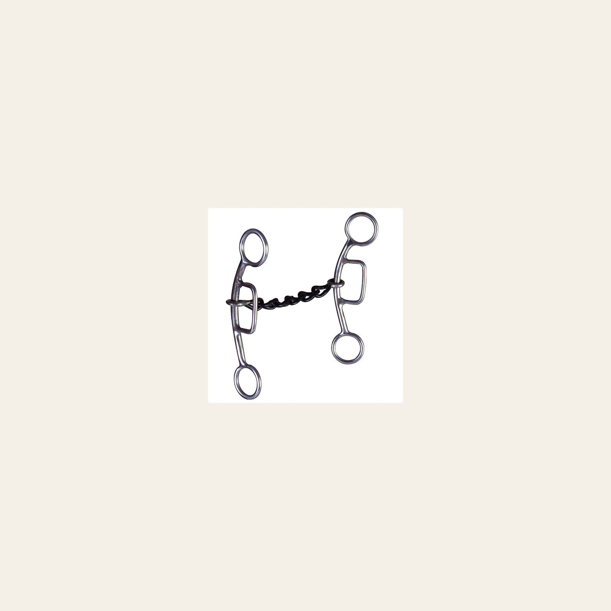 5-1/8 In Hilason Stainless Steel Sliding Horse Gag Bit Small Chain Mouth