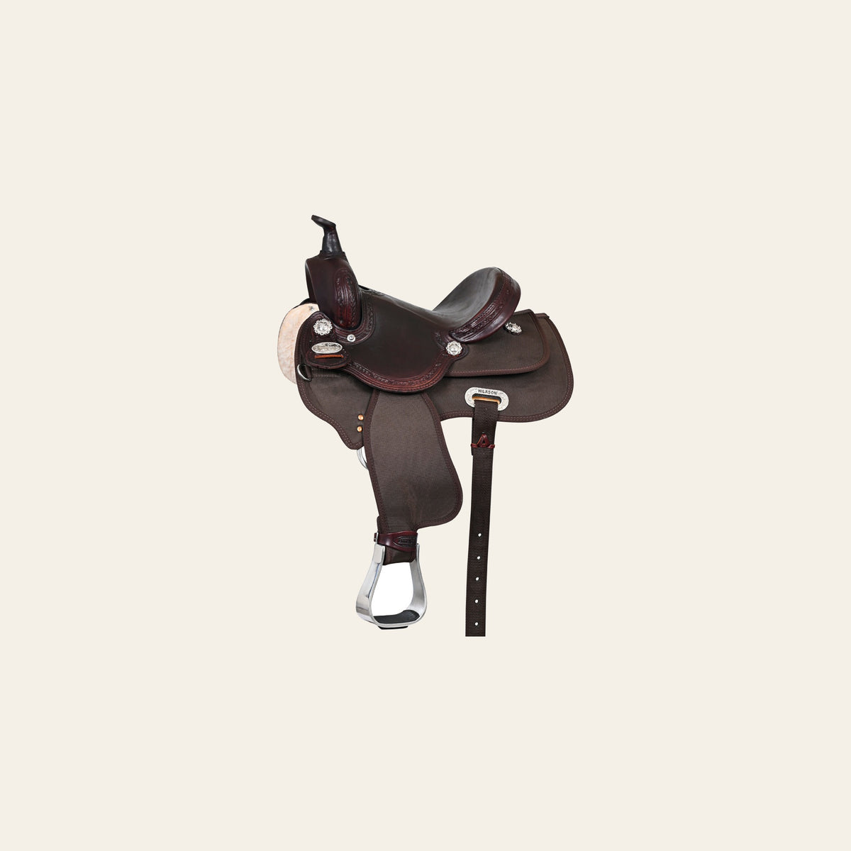 HILASON Western Child Horse Trail Show Saddle Synthetic Pleasure Riding Brown
