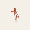 Hilason Western Draft Horse 1" Leather Headstall W/ Ss Roller Buckle Chestnut
