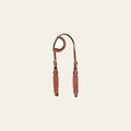 HILASON Western Horse Genuine Leather Headstall Tack Basketweave Tan