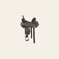 HILASON Western Horse Flex Tree Barrel Trail in Leather Saddle Brown | for Horses