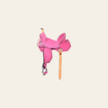 HILASON Western Horse Flex Tree Barrel Trail in Leather Saddle Pink | for Horses