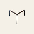 Hilason Horse Floral Hand Painted American Leather Breast Collar Headstall Concho Dark Brown