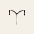 Hilason Horse Floral Hand Carved American Leather Breast Collar Headstall Dark Brown