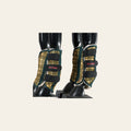 Hilason Horse Fly Boots Uv Protection Fleece Lined Plaid