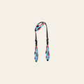 HILASON Western Horse Genuine Leather Printed One Ear Headstall Black | for